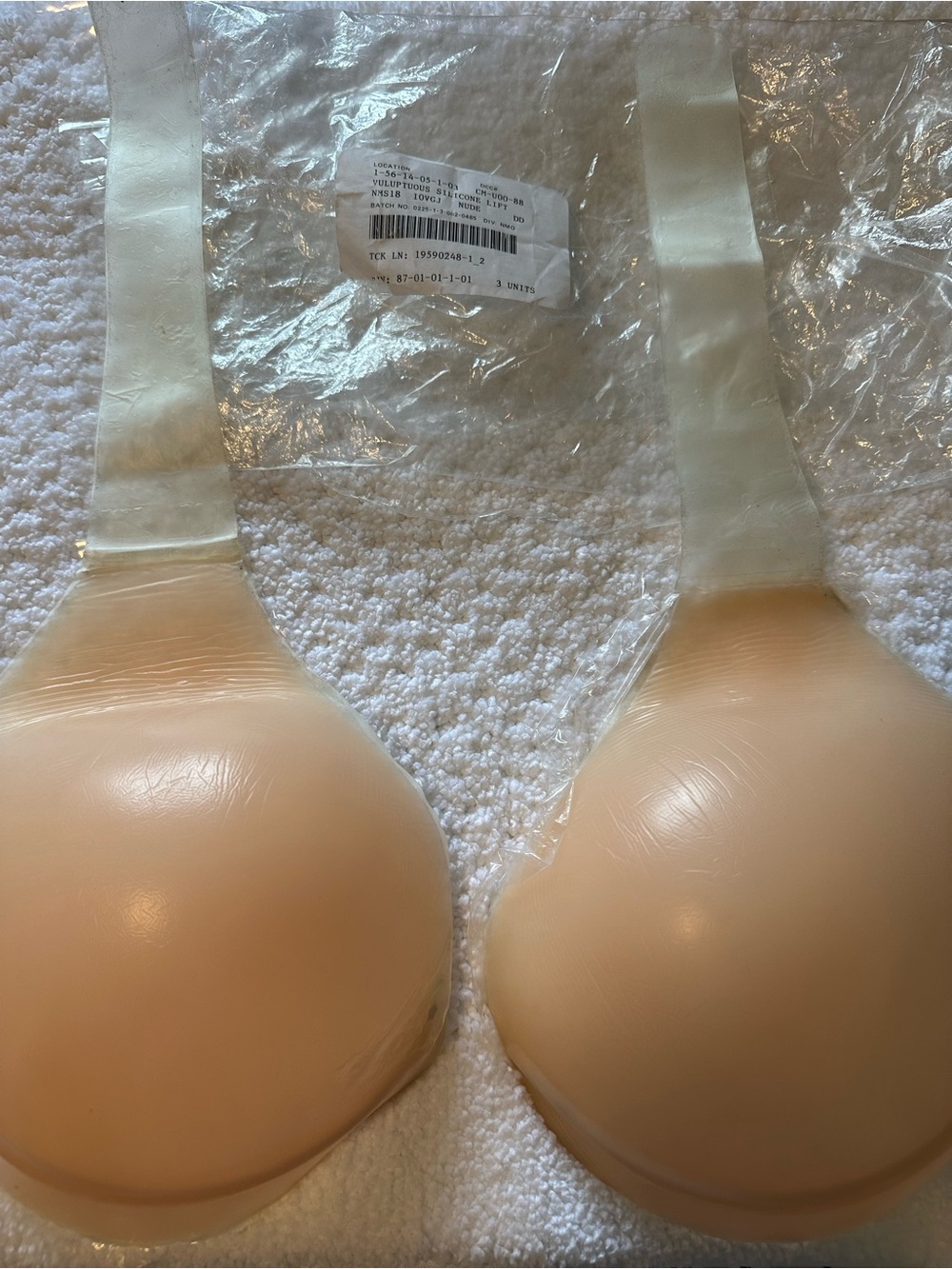Strapless Adhesive Silicone lift Bra - Nude